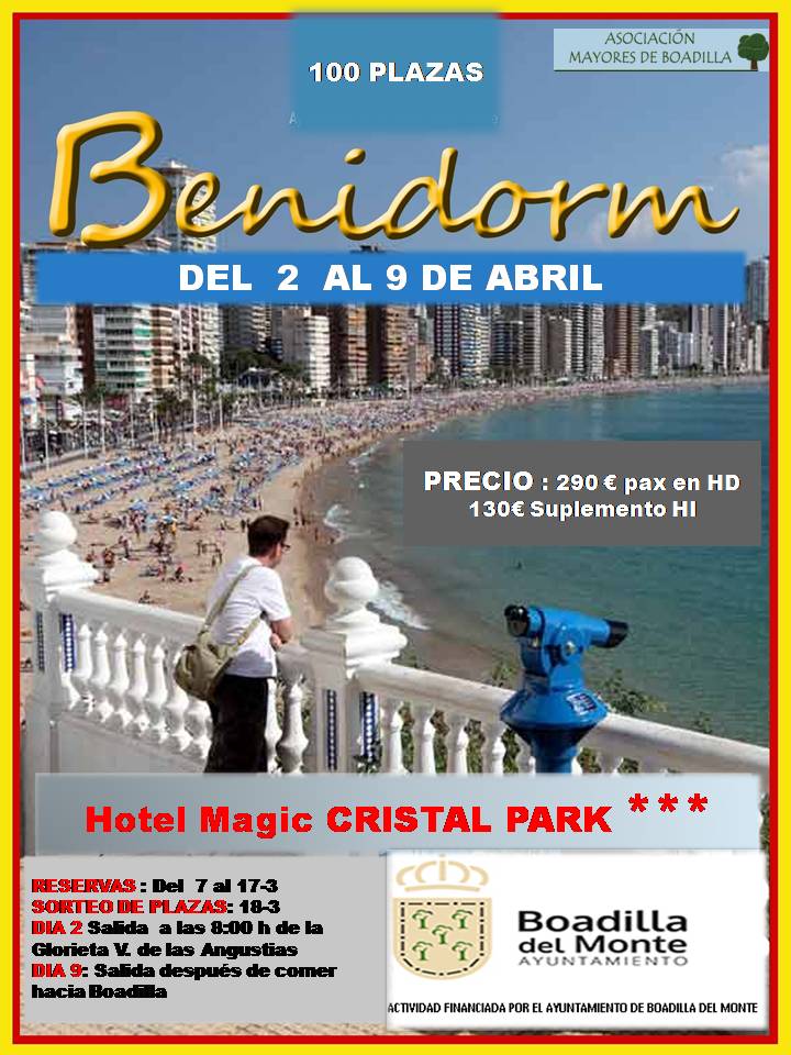 BENIDORM 2022 (DEL 2 AL 9 ABRIL)